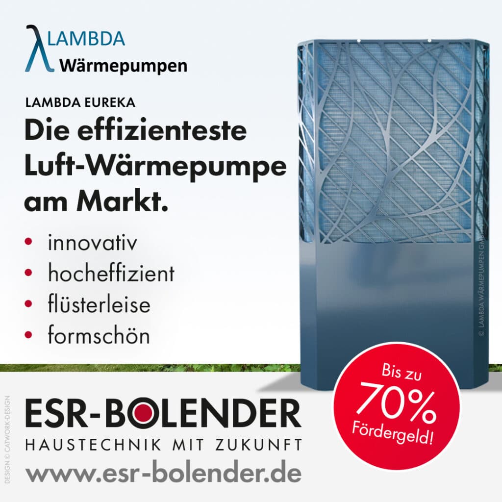 Eureka Luft-Wärmepumpe von Lambda ist nachweislich die effizienteste Luft-Wärmepumpe auf dem Markt!
